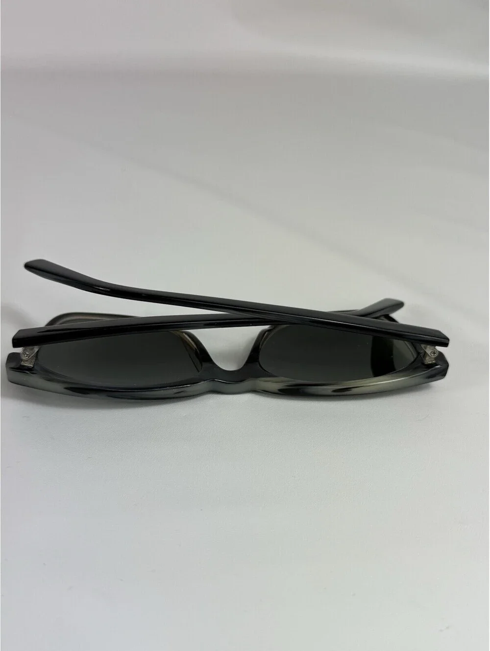 Warby Parker Barkley M 125 Sunglasses Black Fade Horn FRAMES ONLY 53-18-142 Used